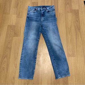 H&M High waisted slim jeans are #50